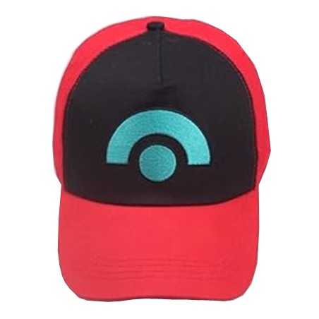Gorra Ash Ketchum Pokémon Negro y rojo