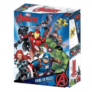 Puzzle Lenticular Marvel Vengadores Prime 3D Puzzle 200 Piezas