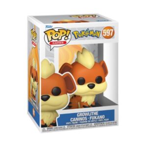 Funko Pop 597 Growlithe Caninos- Fukano Pokémon