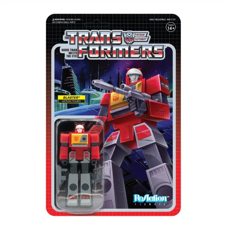 Figura Reaction Super7 Transformers Blaster