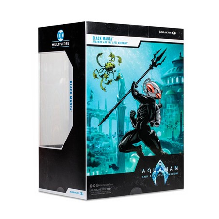 Figura Black Manta Aquaman El Reino Perdido DC Comics