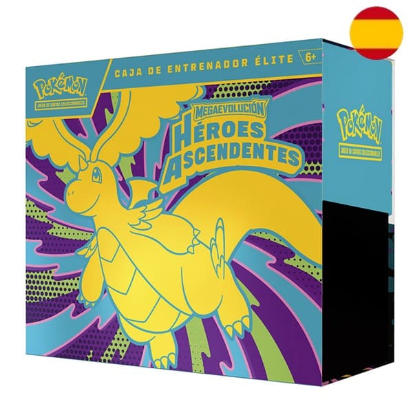 Caja de Entrenador Élite de Megaevolución-Héroes Ascendentes de JCC Pokémon
