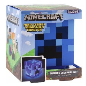 Lampara Minecraf Charged Creeper con Sonido