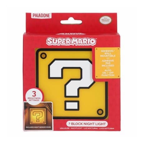 Lámpara Super Mario Bloque Interrogación