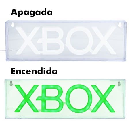 Lámpara LED Neón Xbox Paladone